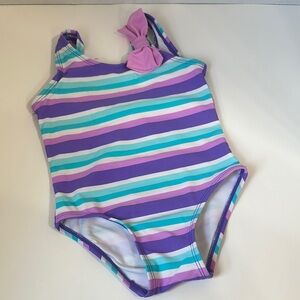 Circo striped one piece swim suit size 18 months